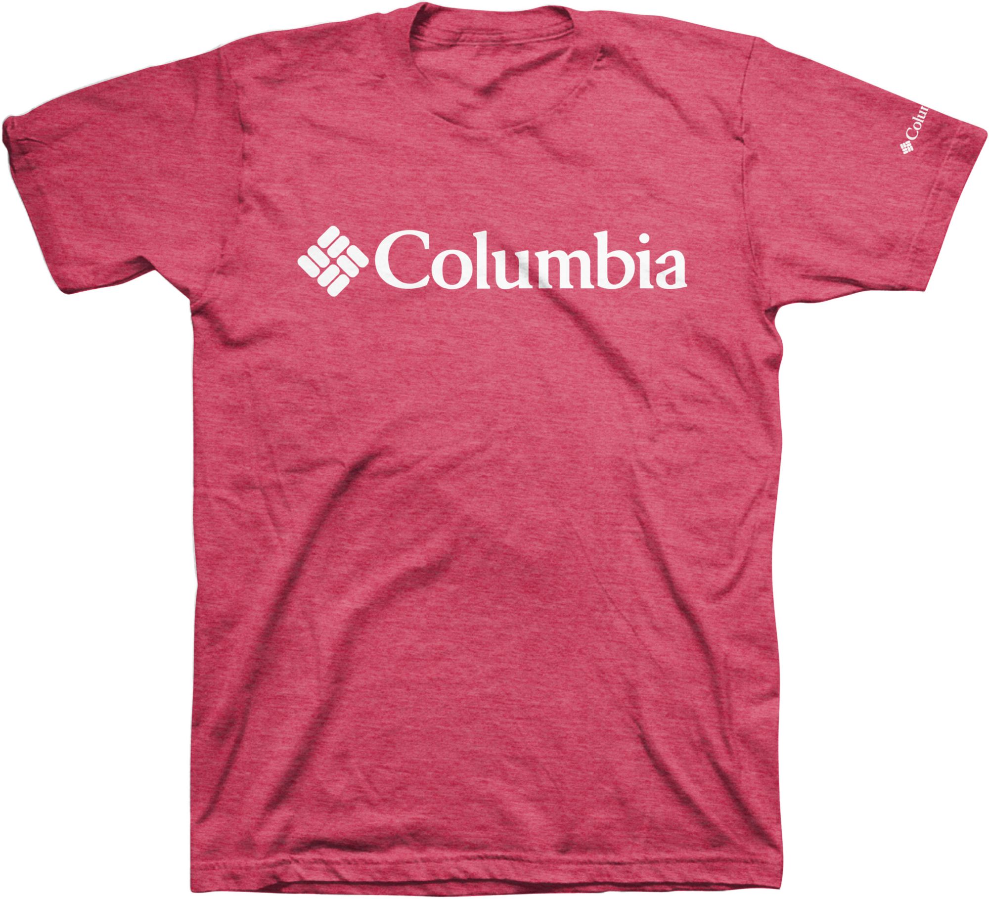 red columbia t shirt