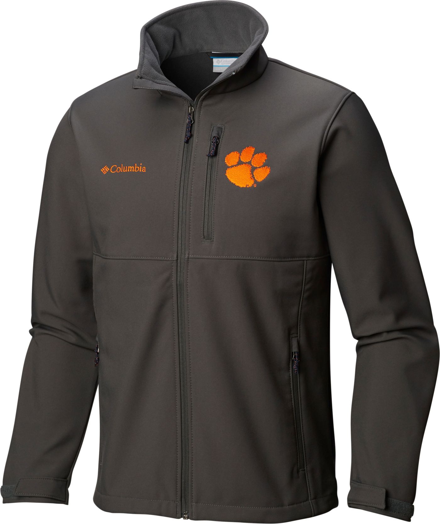 Columbia Men s Clemson Tigers Grey Ascender Jacket Dick s Sporting Goods