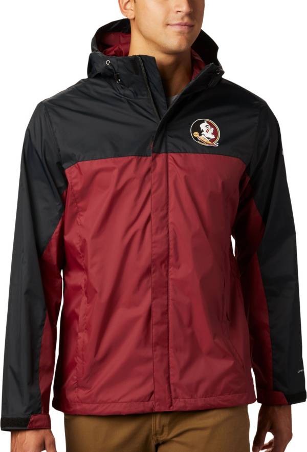 Columbia Men's Florida State Seminoles Glennaker Storm Black Jacket