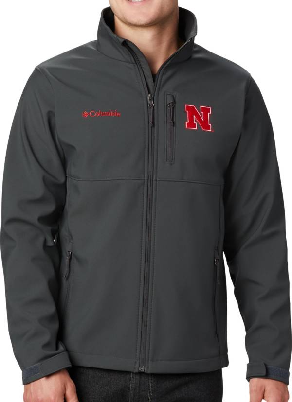 Columbia Men's Nebraska Cornhuskers Grey Ascender Jacket