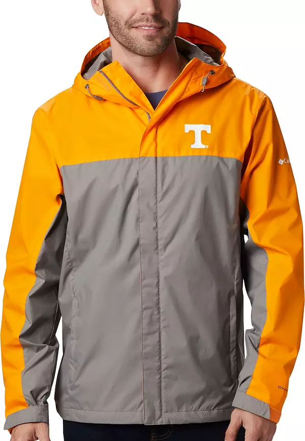 Columbia Men's Tennessee Volunteers Tennessee Orange/Grey Glennaker Storm  Jacket