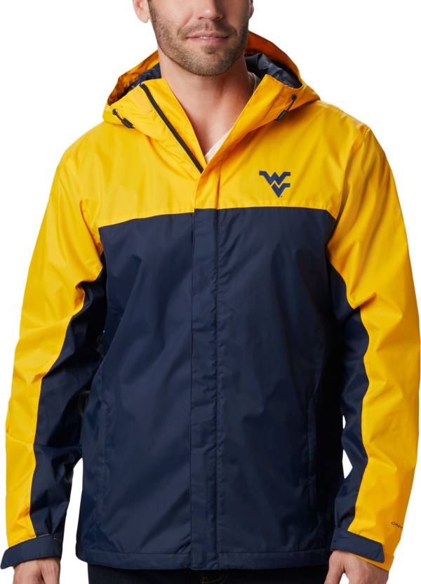 Columbia Men's West Virginia Mountaineers Gold/Blue Glennaker Storm Jacket product image
