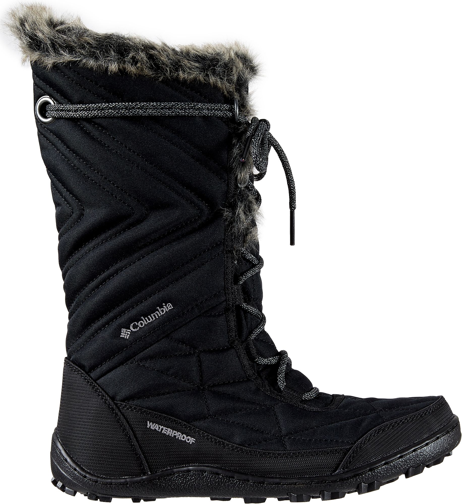 black winter boots