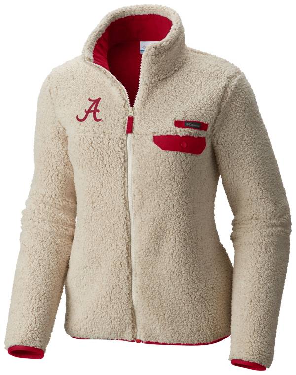 Columbia Women's Alabama Crimson Tide Mountainside FullZip White