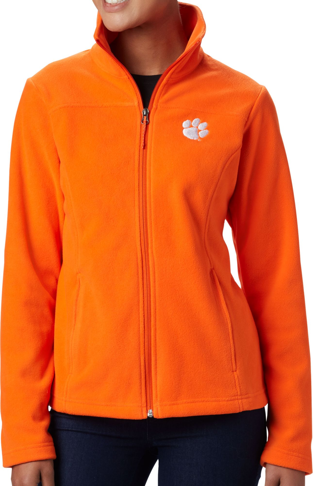 columbia orange jacket women's