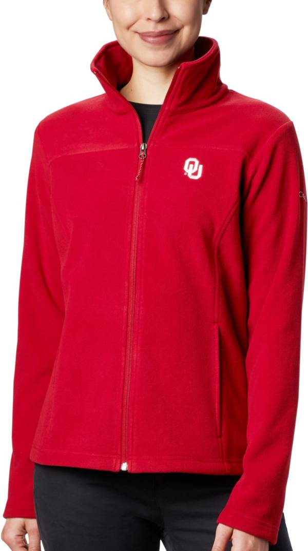 Columbia Women's Oklahoma Sooners Crimson Give & Go Full-Zip Jacket