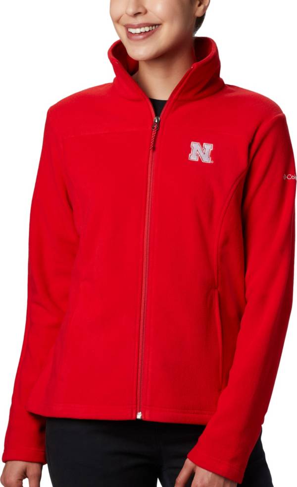 Columbia Women's Nebraska Cornhuskers Scarlet Give & Go Full-Zip Jacket