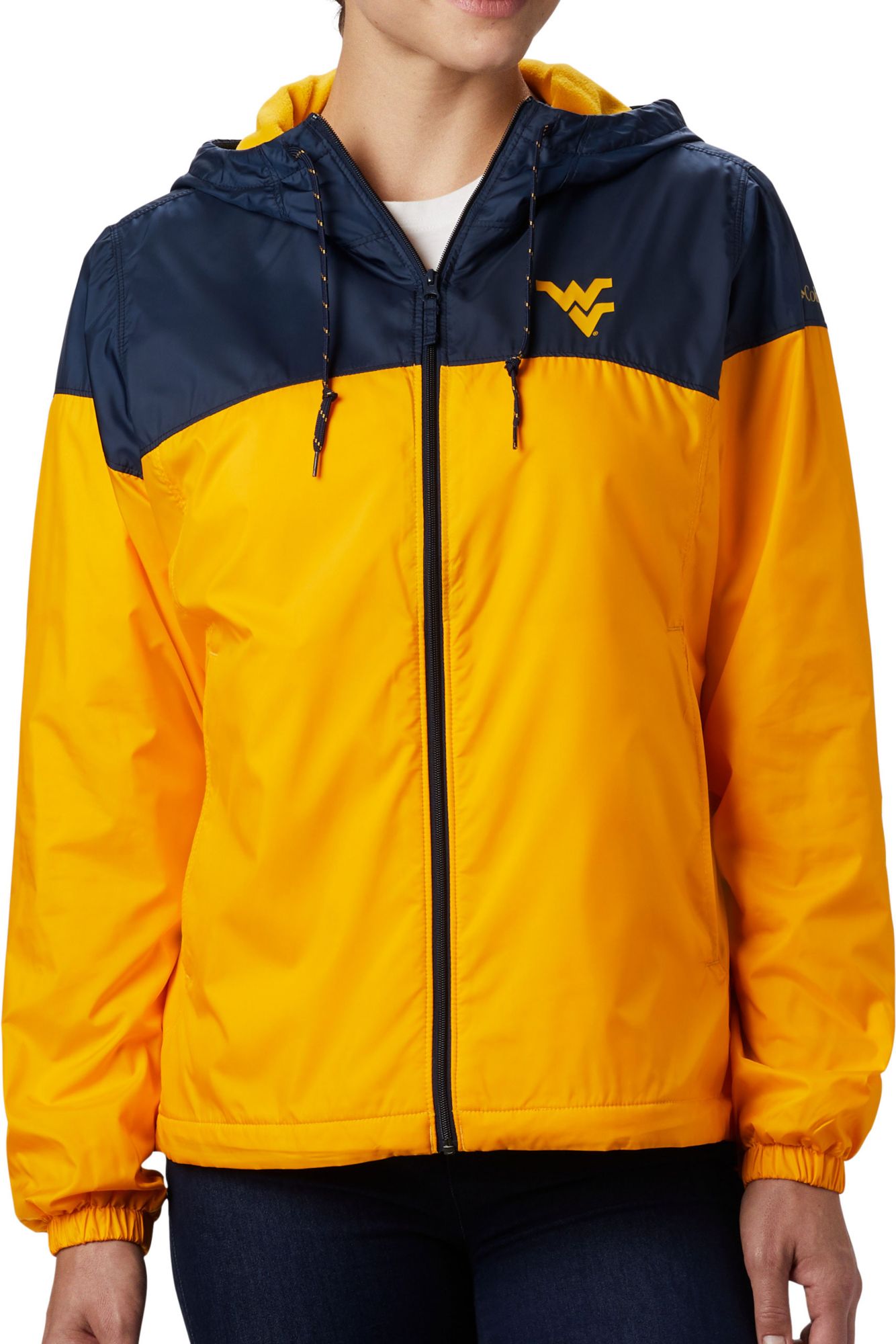 Columbia Women's West Virginia Mountaineers Blue/Gold CLG Flash Forward Lined Jacket product image