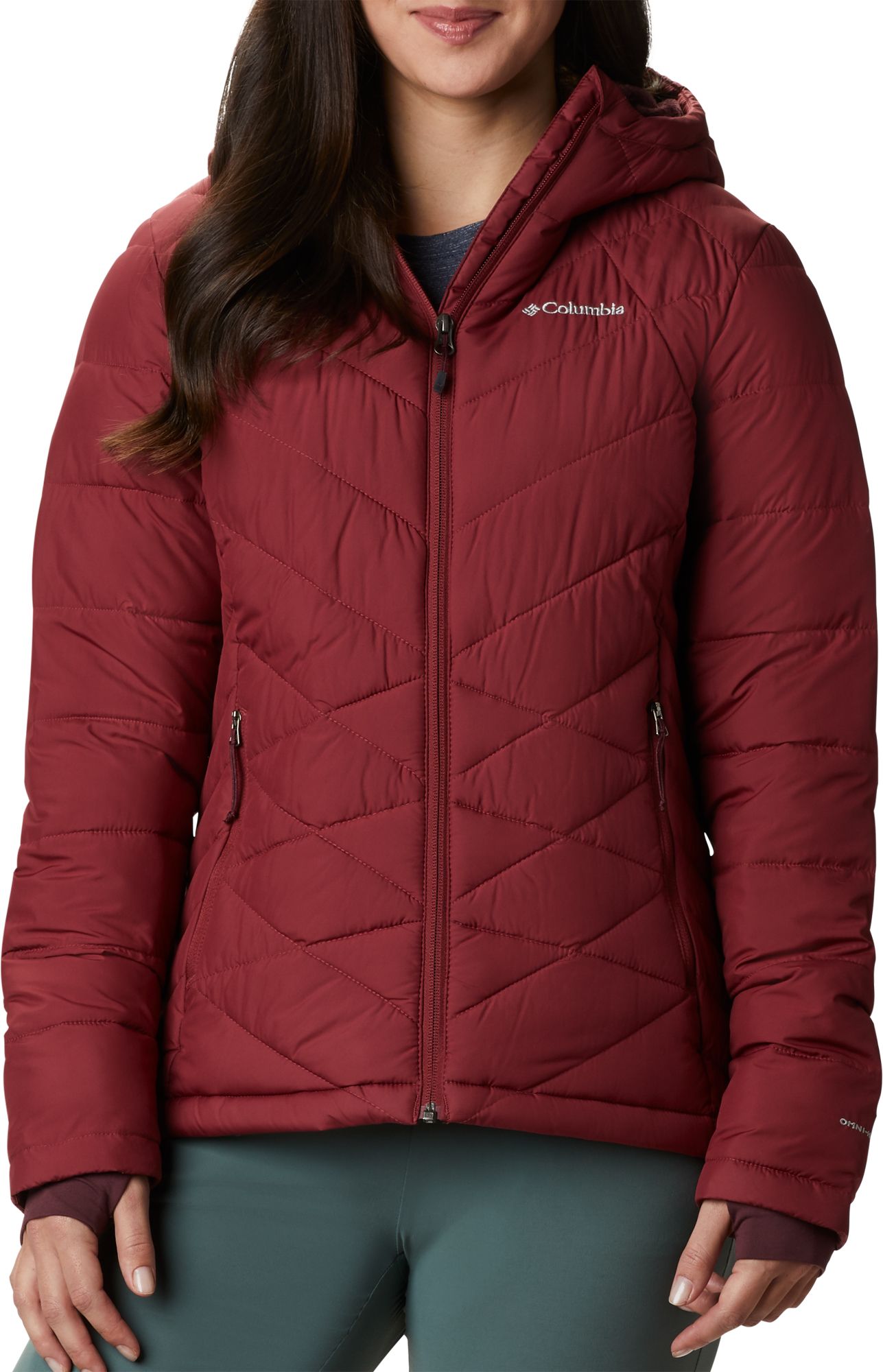 columbia heavenly hooded jacket women