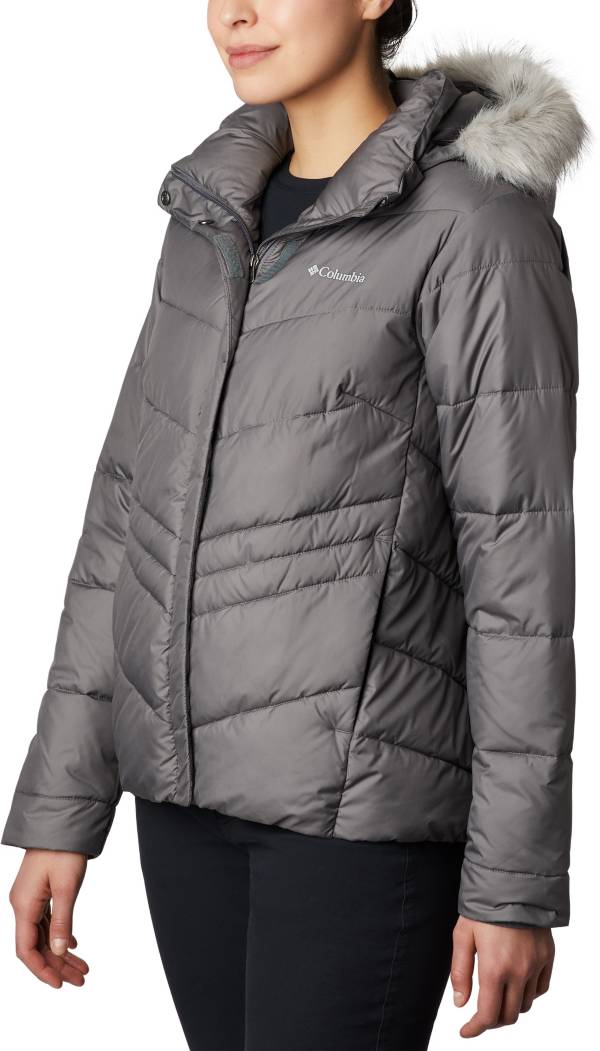 Womens columbia coat with fur outlet hood