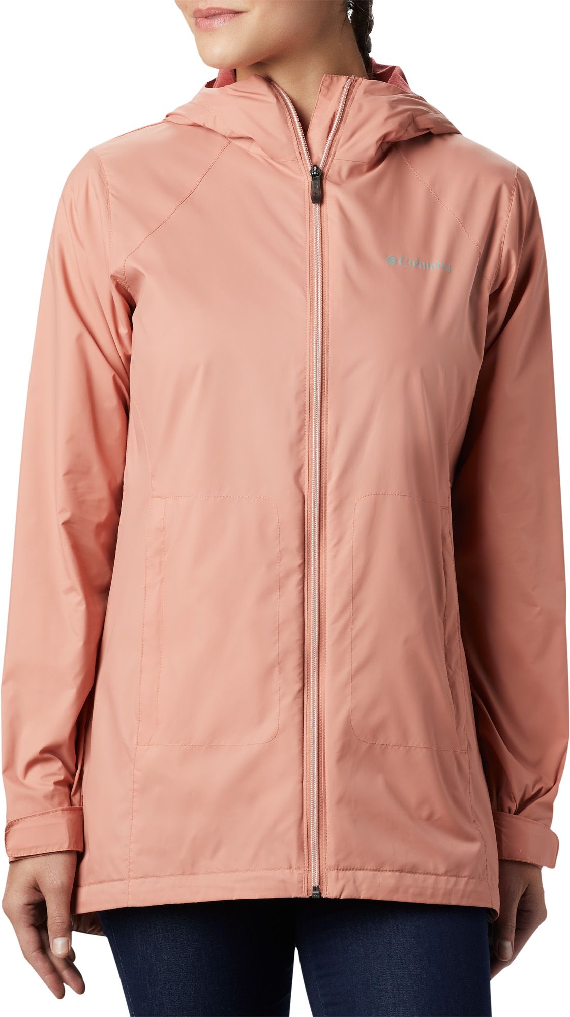 columbia women's lined rain jacket