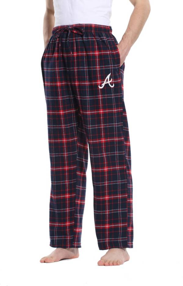 Concepts Sport Men's Atlanta Braves Ultimate Plaid Flannel Pajama