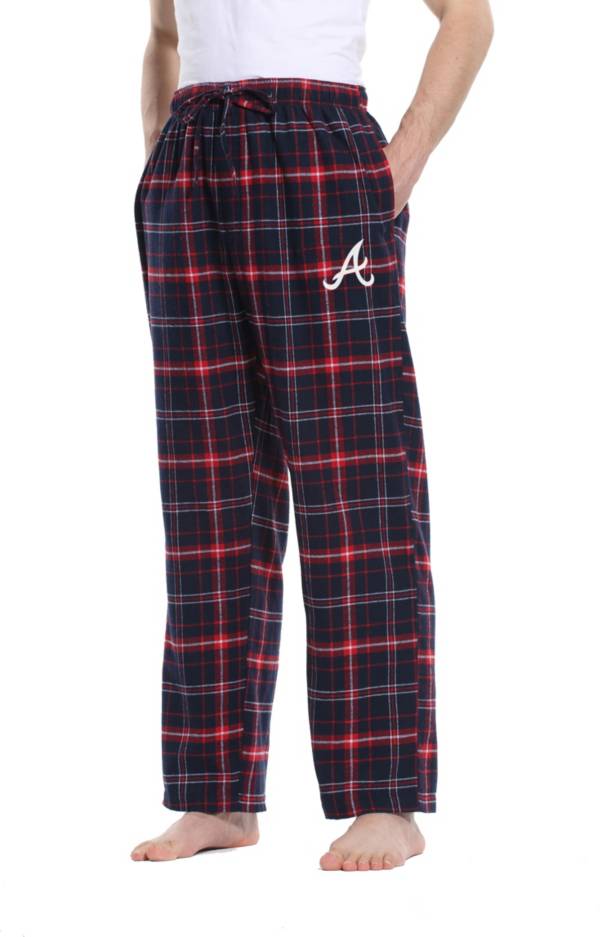 Concepts Sport Men's Atlanta Braves Ultimate Plaid Flannel  Pajama Pants product image