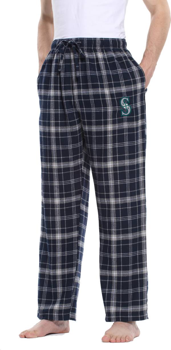 Concepts Sport Men's Seattle Mariners Ultimate Plaid Flannel Pajama