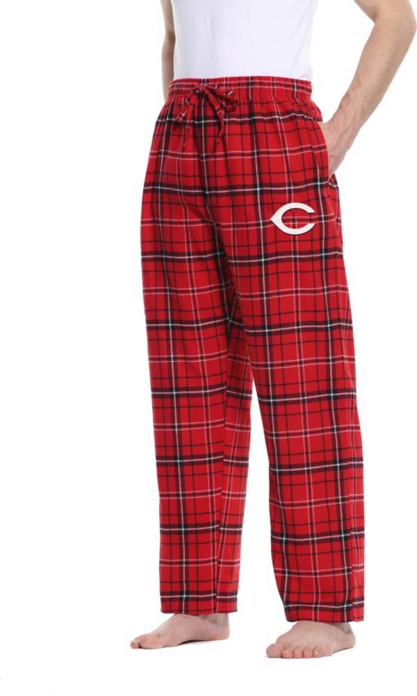 Concepts Sport Men s Cincinnati Reds Ultimate Plaid Flannel Pajama