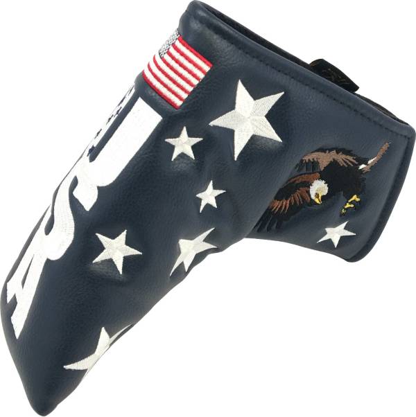 New York Yankees Blade Putter Cover (White/Navy Pinstripe) – PRG Golf