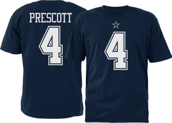 Ezekiel Elliott Dallas Cowboys Navy Blue Player Pride 3 Short Sleeve Player  T Shirt