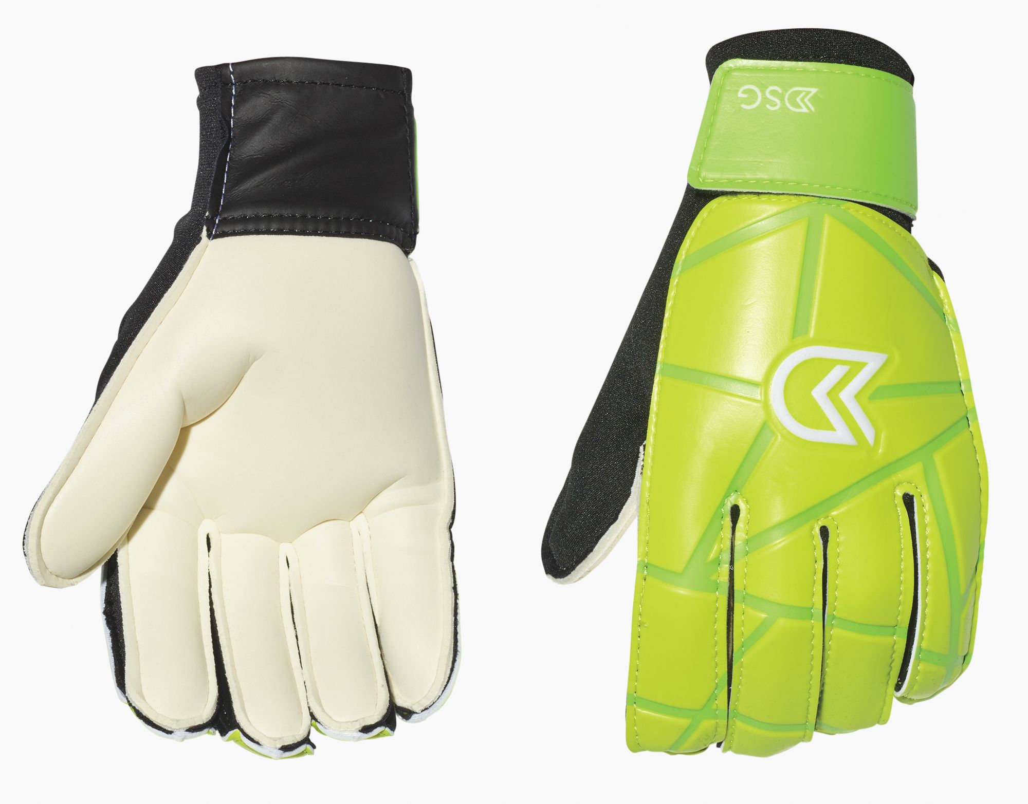 green goalie gloves