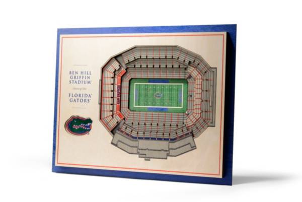 You the Fan Florida Gators 5-Layer StadiumViews 3D Wall Art product image