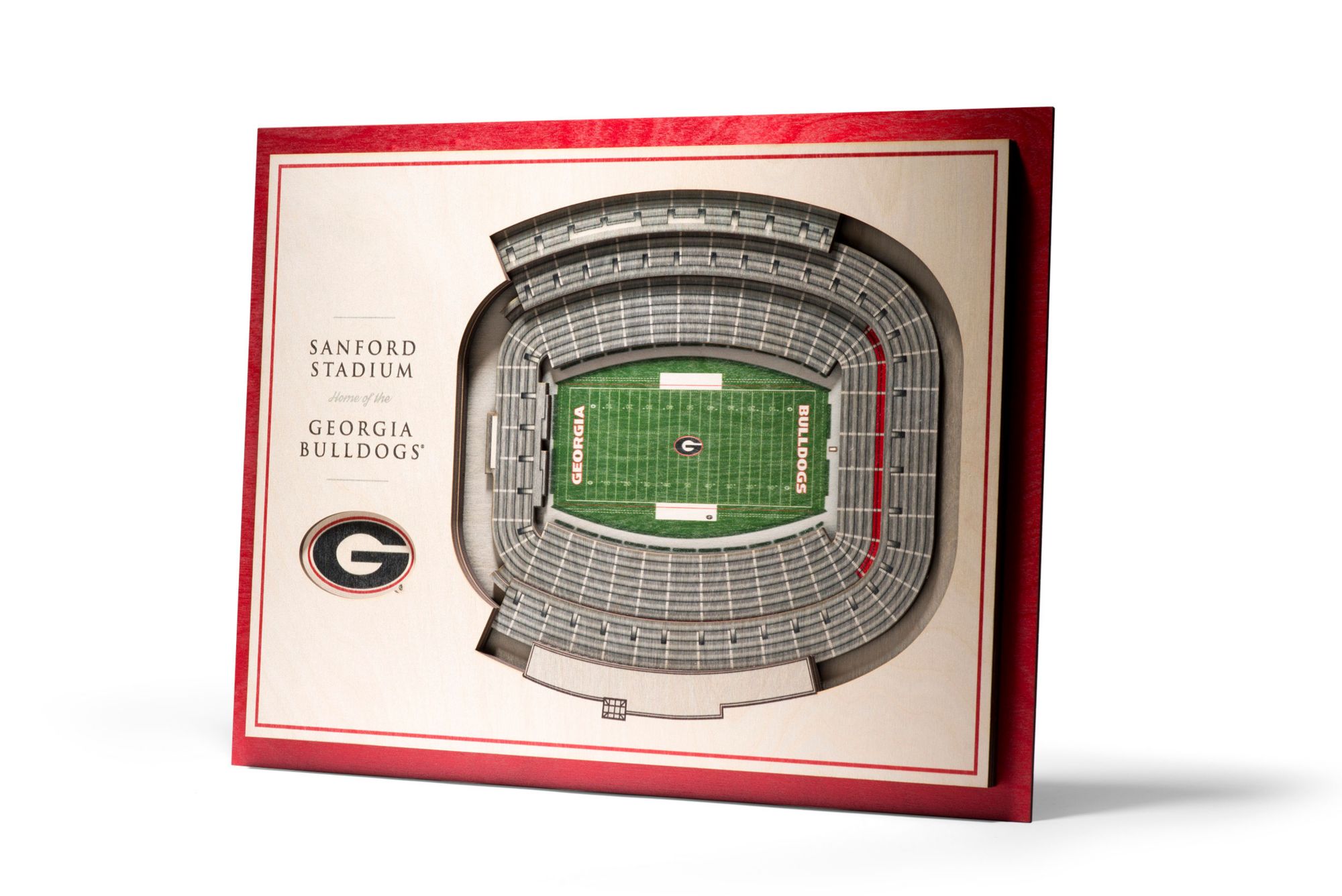 YouTheFan Georgia Bulldogs 5-Layer StadiumViews 3D Wall Art product image