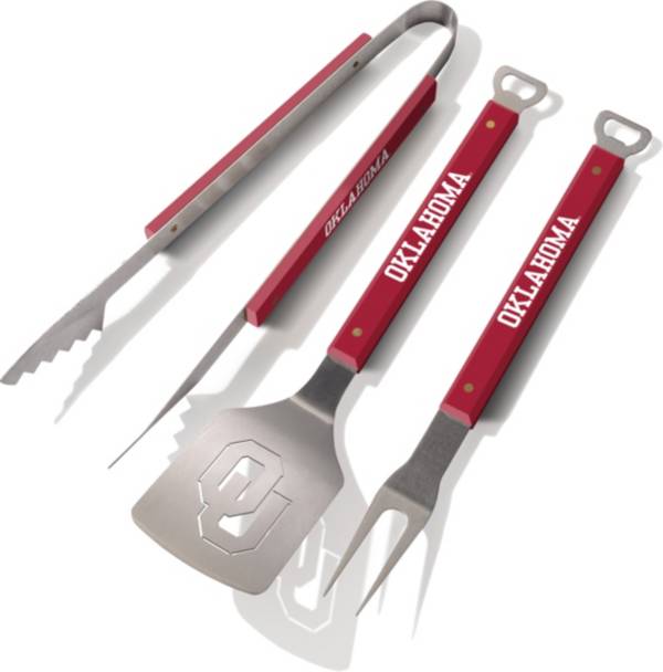 You the Fan Oklahoma Sooners Spirit Series 3-Piece BBQ Set product image
