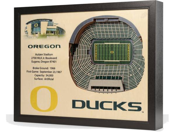 You the Fan Oregon Ducks 25-Layer StadiumViews 3D Wall Art product image