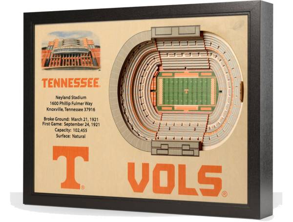 You the Fan Tennessee Volunteers 25-Layer StadiumViews 3D Wall Art product image