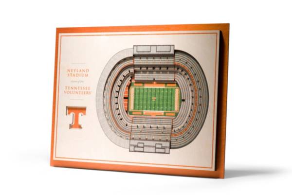 You the Fan Tennessee Volunteers 5-Layer StadiumViews 3D Wall Art product image