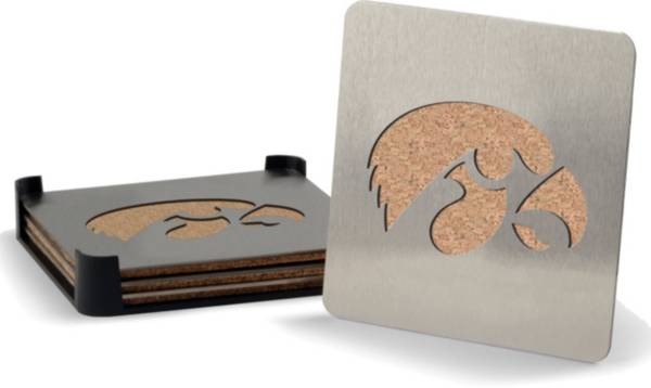 You the Fan Iowa Hawkeyes Coaster Set