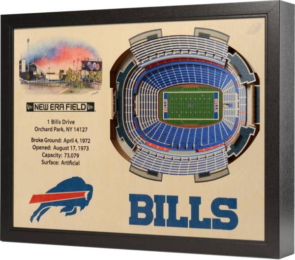 You the Fan Buffalo Bills 25-Layer StadiumViews 3D Wall Art product image