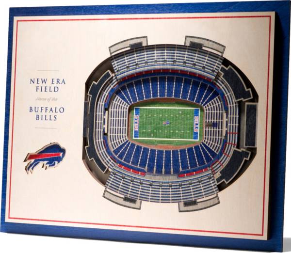 Buffalo Bills Stadium View 3D Wooden Picture Frame