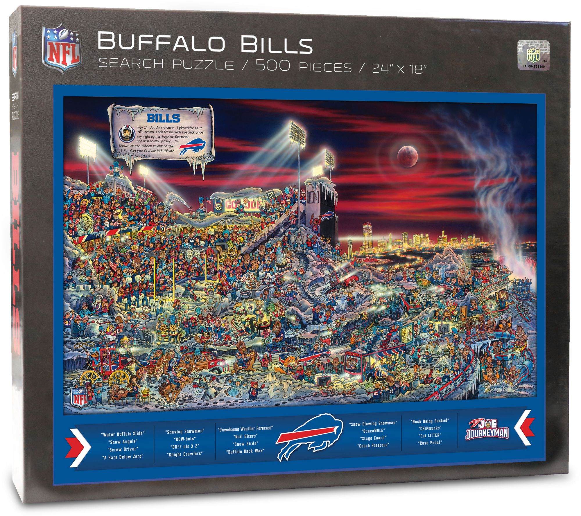 YouTheFan Buffalo Bills Find Joe Journeyman Puzzle product image