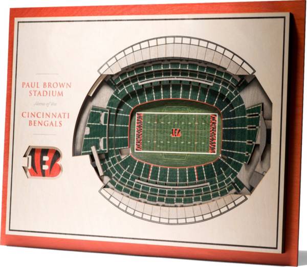You the Fan Cincinnati Bengals 5-Layer StadiumViews 3D Wall Art product image