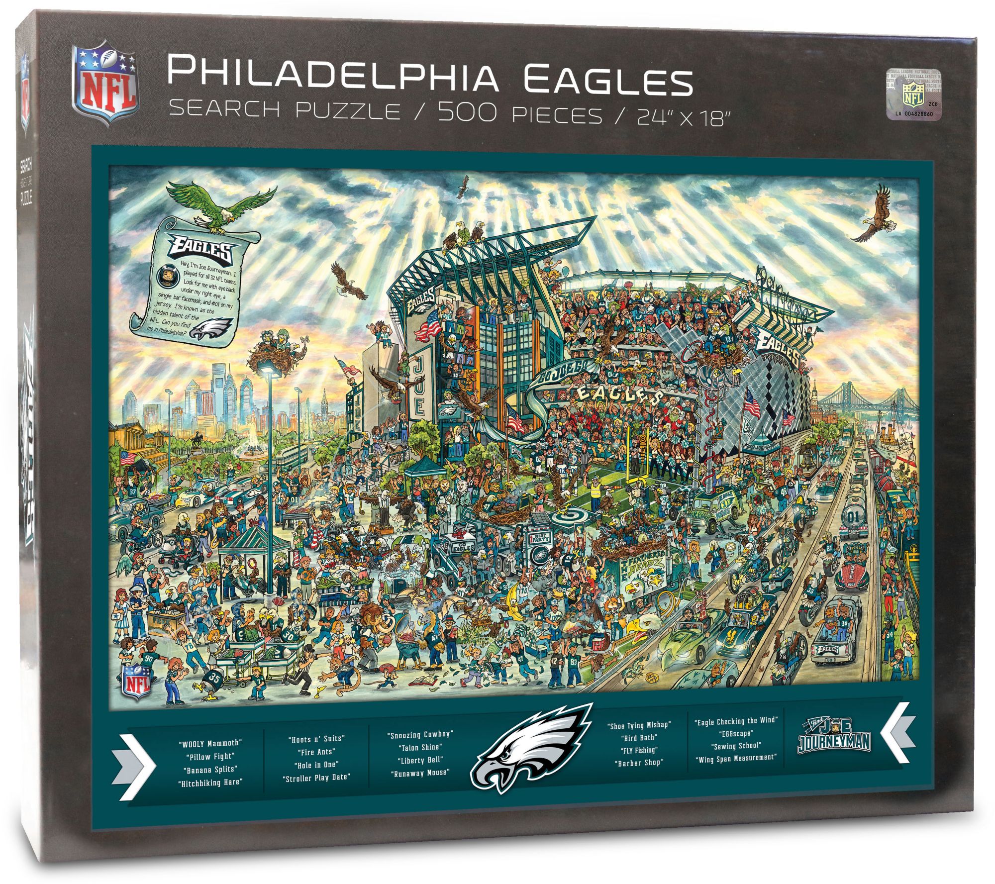 YouTheFan Philadelphia Eagles Find Joe Journeyman Puzzle product image