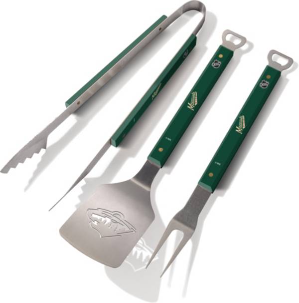 You the Fan Minnesota Wild Spirit Series 3-Piece BBQ Set