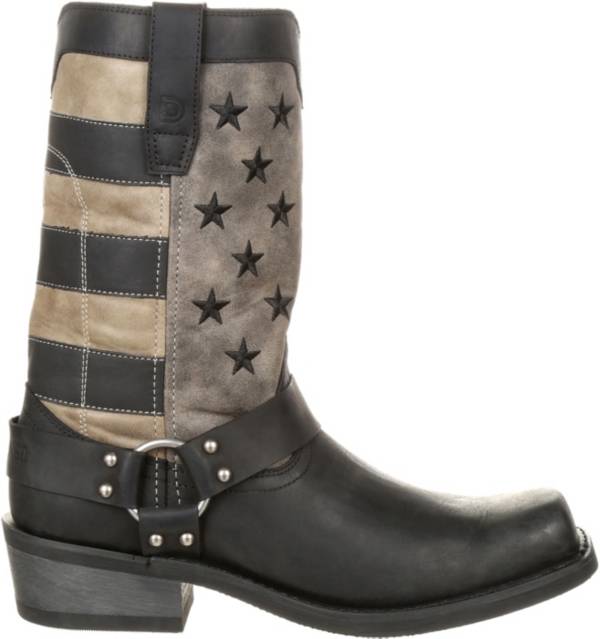 Durango Men's Black Flag Harness Western Boots