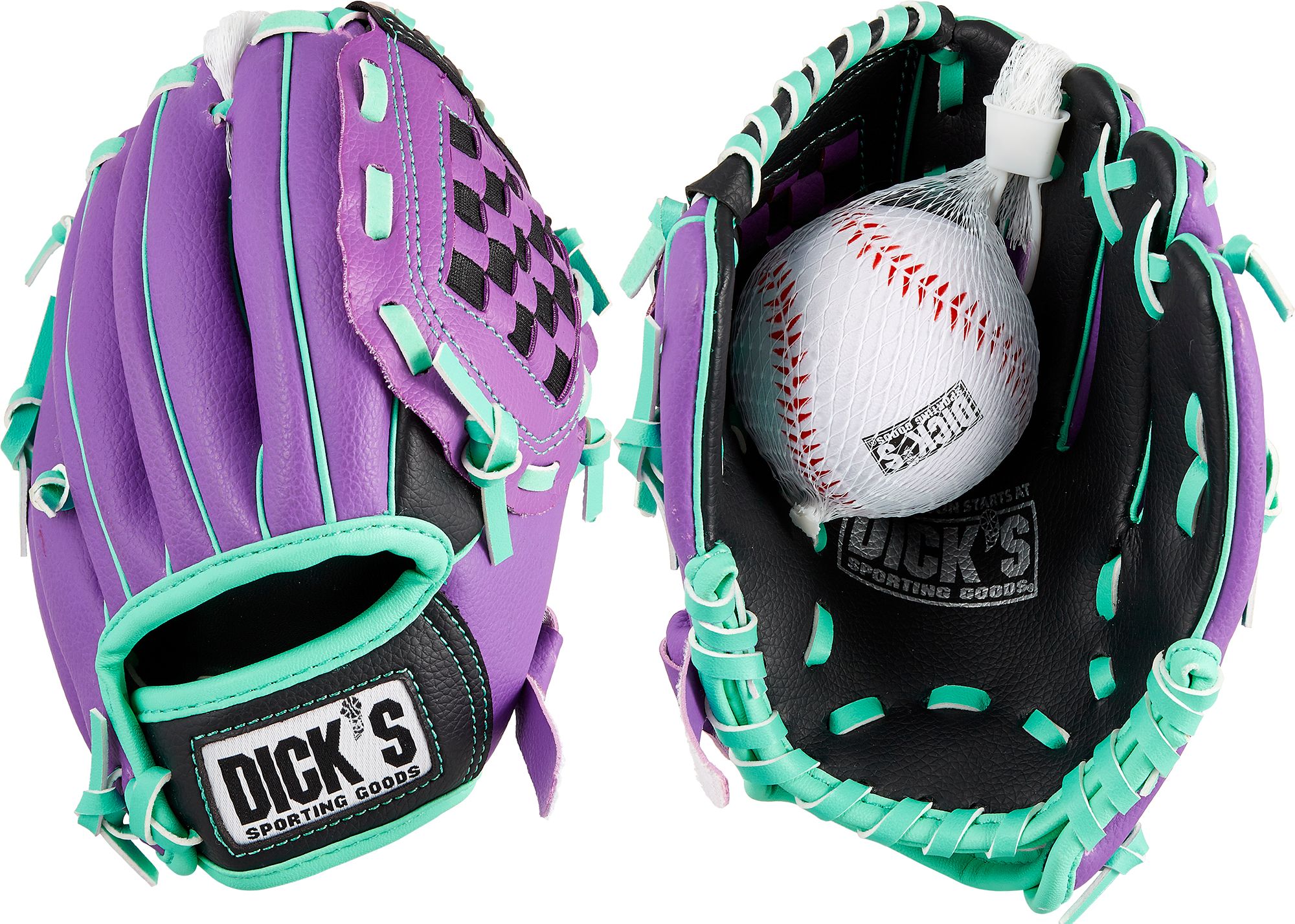 green baseball glove