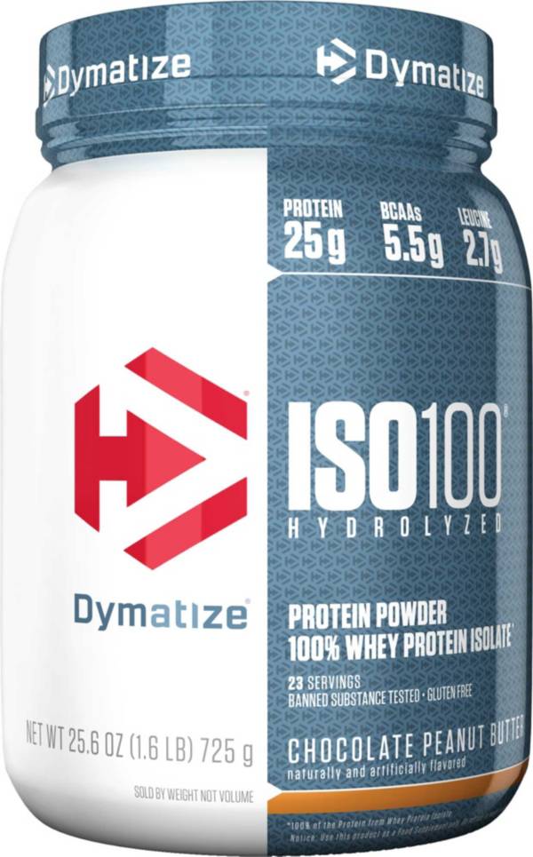 Dymatize ISO-100 Hydrolyzed Whey Protein Powder Chocolate Peanut Butter 1.6 LBS product image