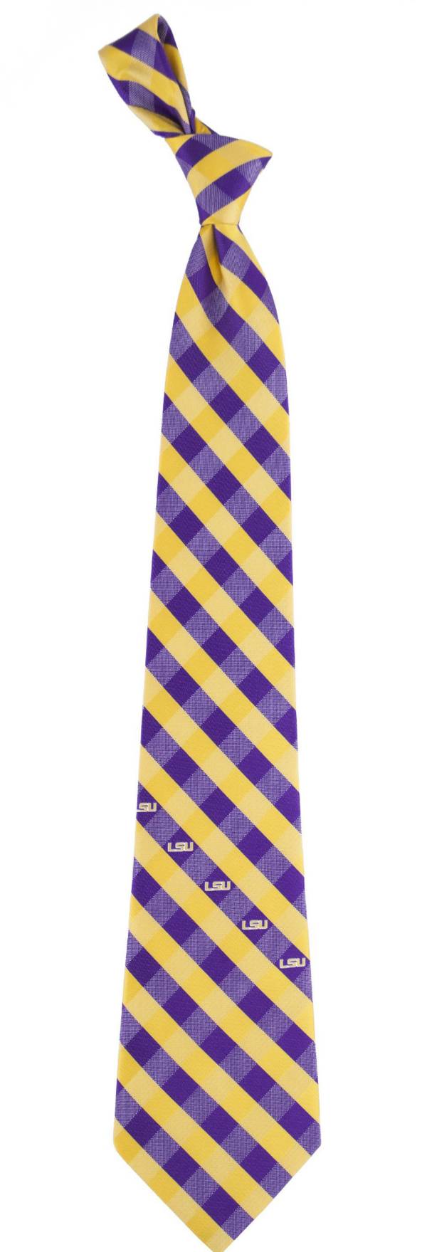 Eagles Wings LSU Tigers Check Necktie product image