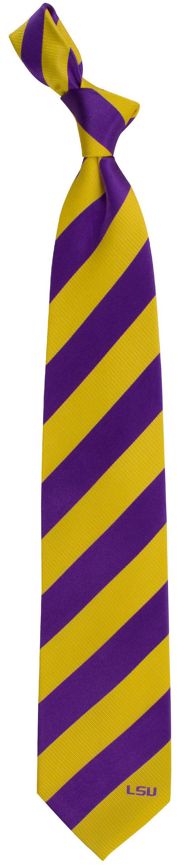 Eagles Wings LSU Tigers Woven Silk Necktie product image