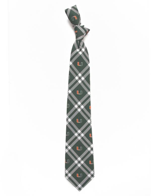 Eagles Wings Miami Hurricanes Woven Polyester Necktie product image