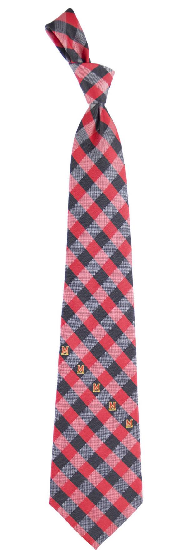 Eagles Wings Maryland Terrapins Check Necktie product image