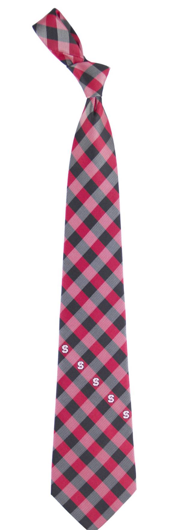 Eagles Wings NC State Wolfpack Check Necktie