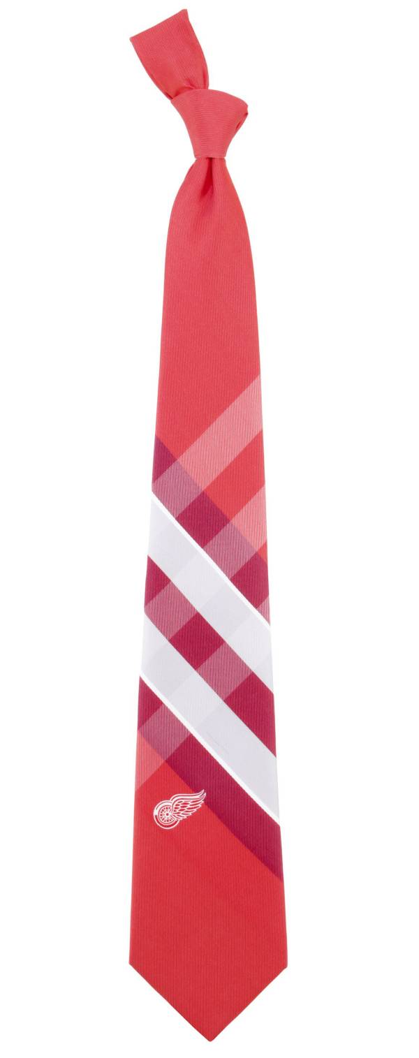 Eagles Wings Detroit Red Wings Grid Necktie product image