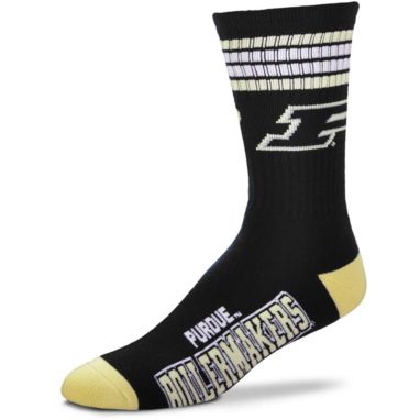 sorry, For Bare Feet Purdue Boilermakers 4-Stripe Deuce Crew Socks is currently out of stock