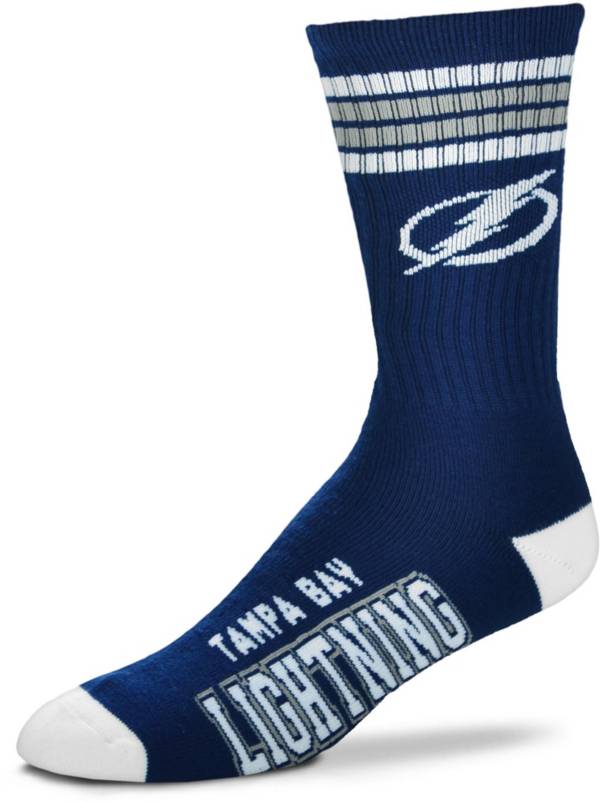 For Bare Feet Tampa Bay Lightning 4-Stripe Deuce Crew Socks product image
