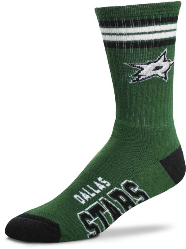 For Bare Feet Dallas Stars 4-Stripe Deuce Crew Socks product image
