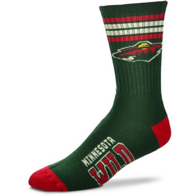 sorry, For Bare Feet Minnesota Wild 4-Stripe Deuce Crew Socks is currently out of stock