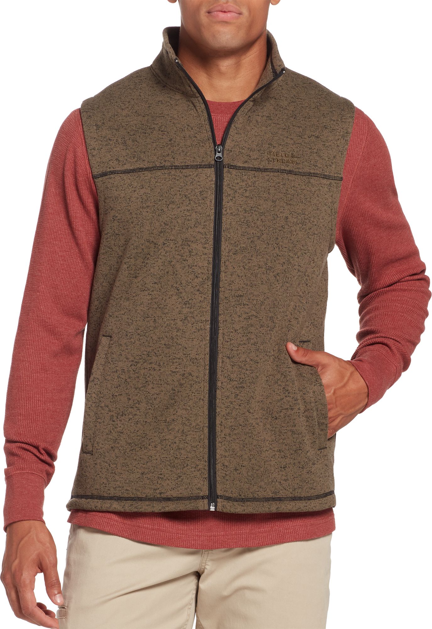 men's fleece sweater vests