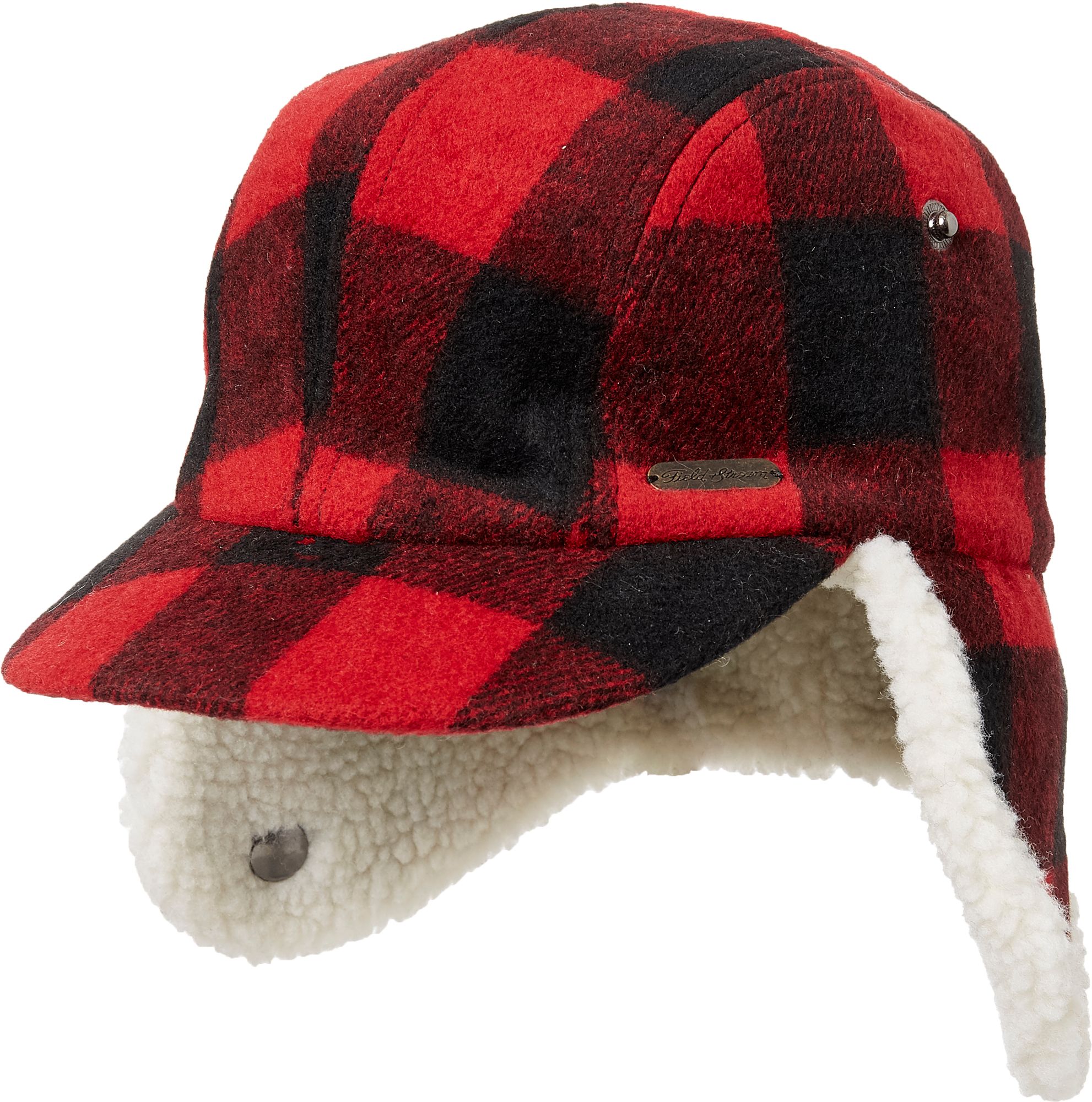 flannel hat with ear flaps